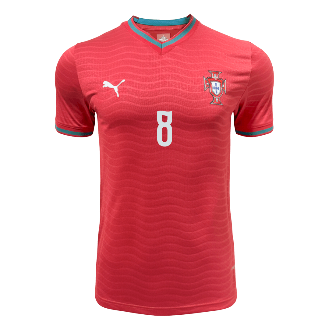 Portugal World Cup Hjemmebanetrøje Spillerversion 2026 B.FERNANDES #8