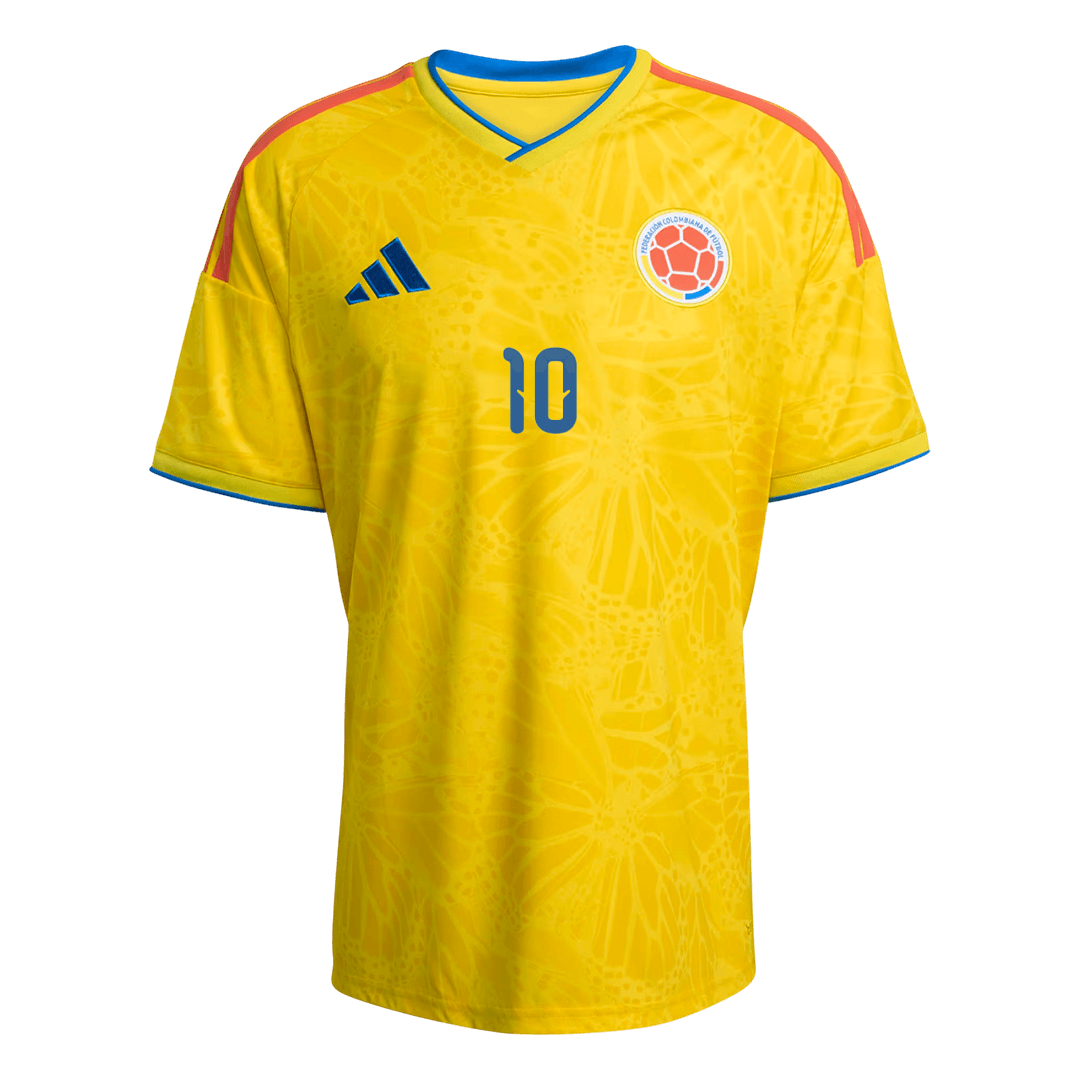 Colombia World Cup Hjemmetrøje 2026 JAMES #10