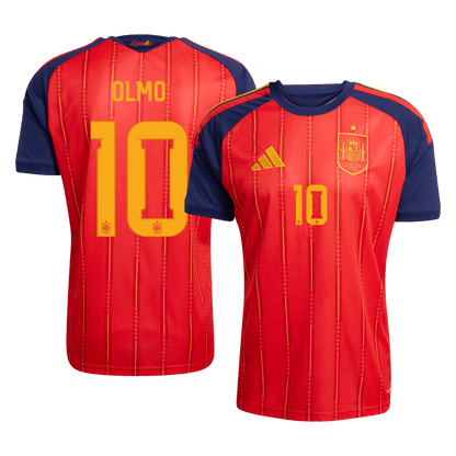 Spain World Cup Hjemmetrøje 2026 OLMO #10 [PREMIUM]