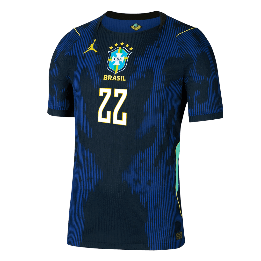 Brazil World Cup Udebanebanetrøje Spillerversion 2026 JOÃO PEDRO #22