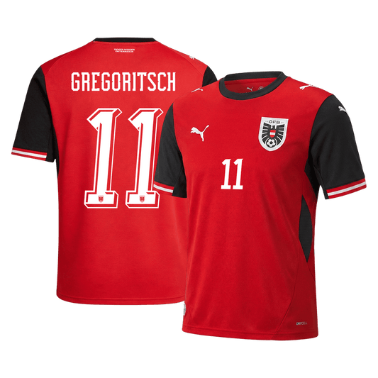 Austria World Cup Hjemmetrøje 2026 GREGORITSCH #11