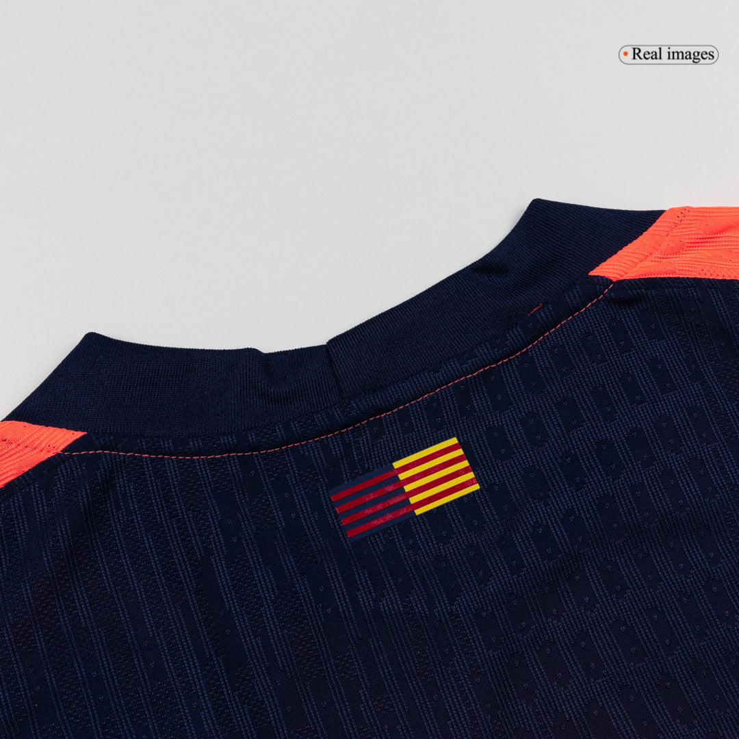 Barcelona Tredjebanetrøje Spillerversion 2025/26 UCL LEWANDOWSKI #9