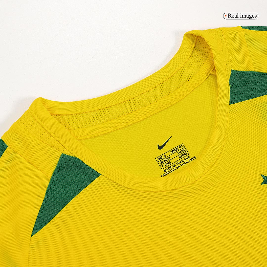 Brazil Retro Hjemmebanetrøje 2002/03 RONALDINHO #11