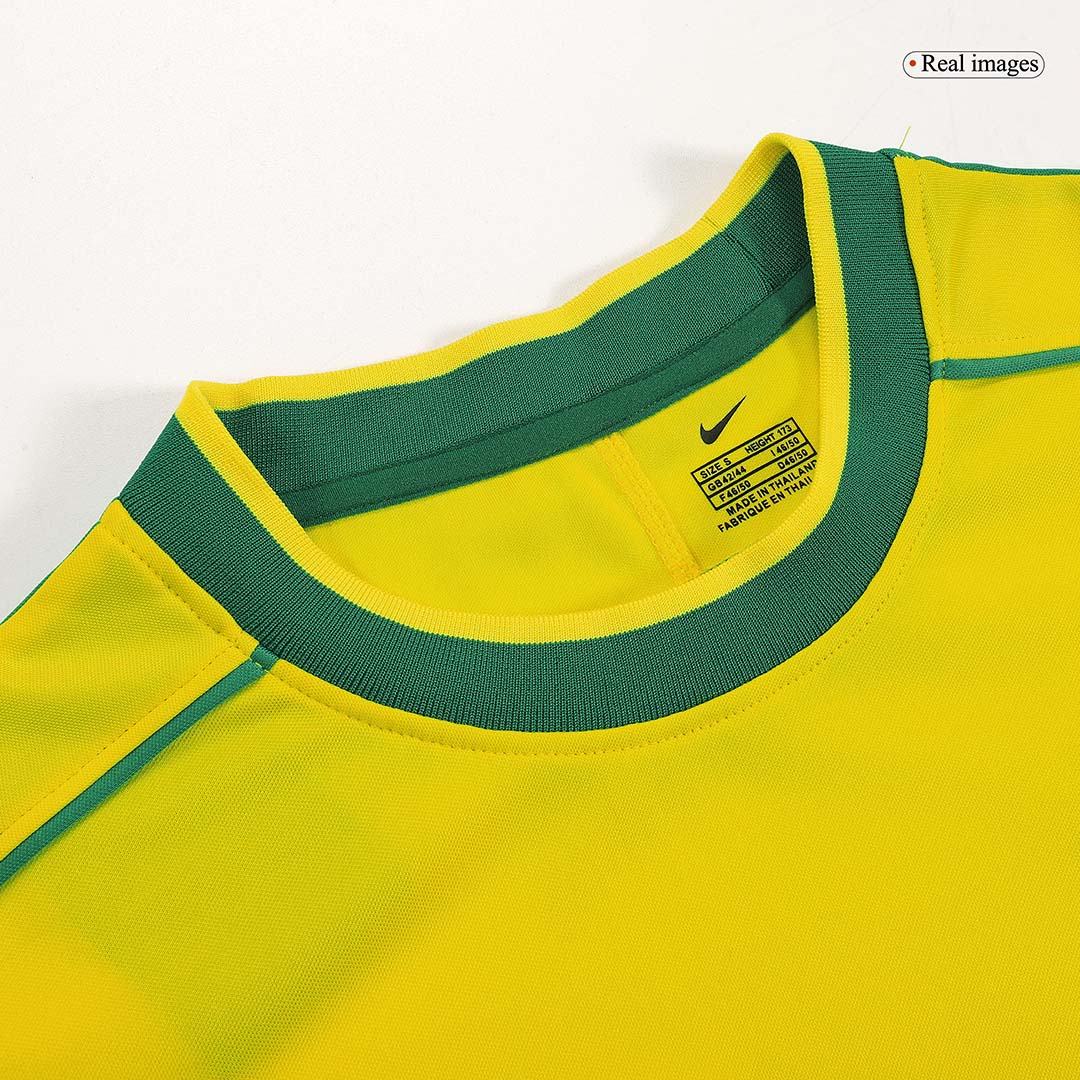 Brazil World Cup Retro Hjemmebanetrøje 1998 RIVALDO #10