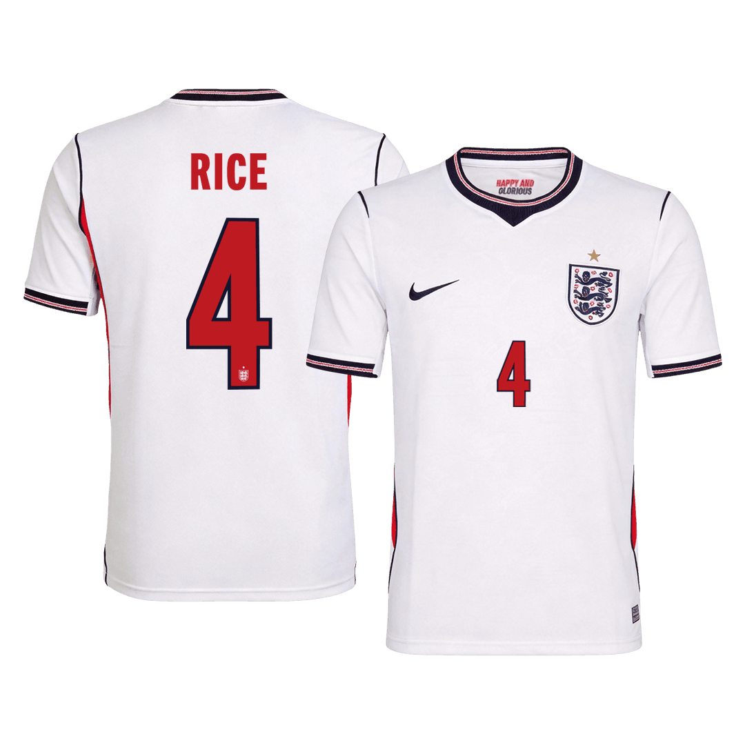 England World Cup Hjemmetrøje 2026 RICE #4