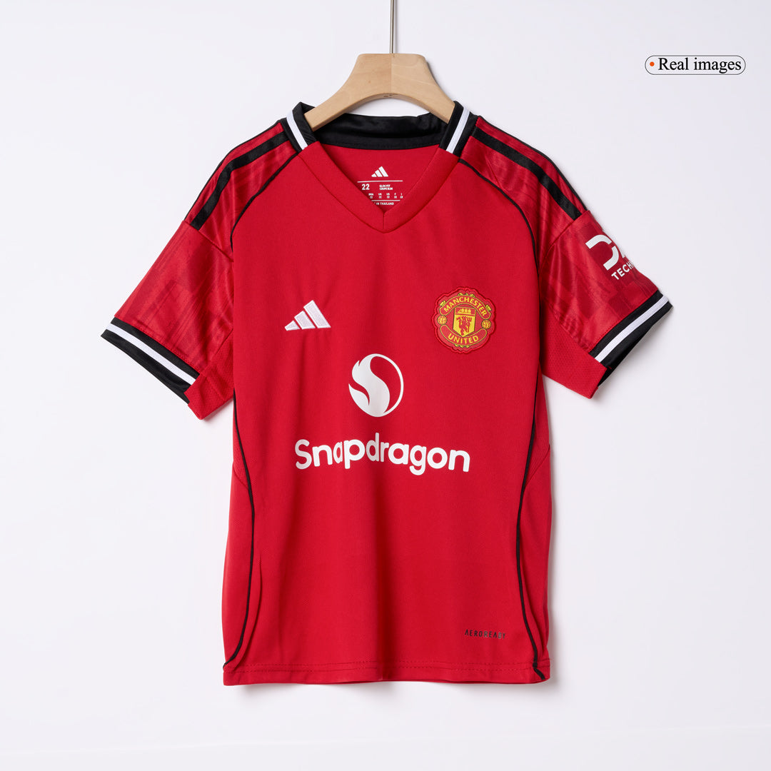 Manchester United Hjemmebanesæt Børn 3-dele 2025/26