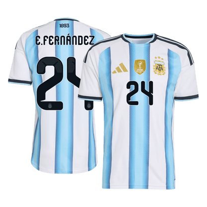 Argentina World Cup Hjemmebanetrøje Spillerversion 2026 E. FERNÁNDEZ #24