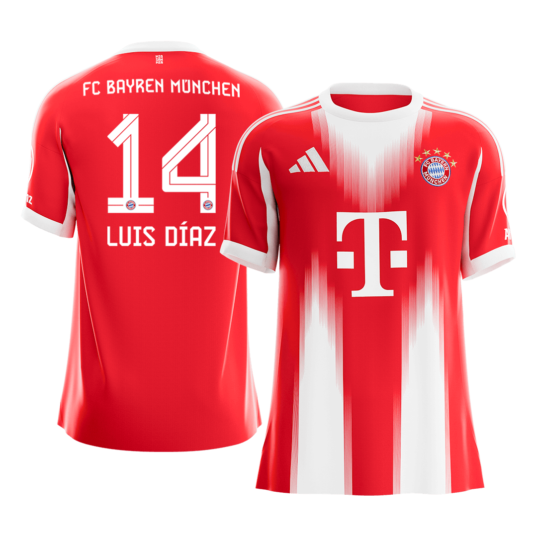 Bayern Munich Hjemmetrøje 2025/26 LUIS DÍAZ #14 [PREMIUM]