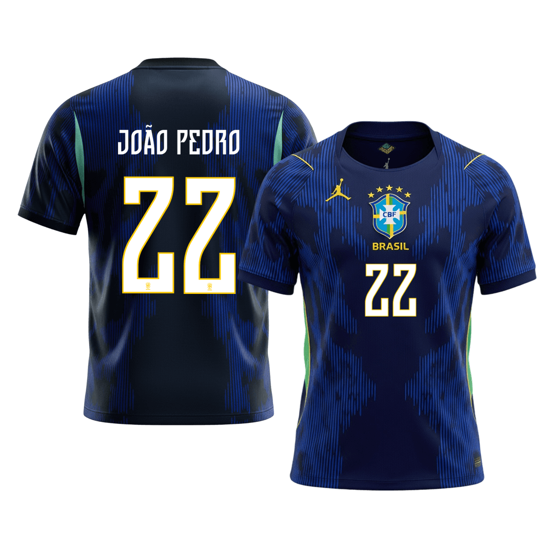Brazil World Cup Udebanetrøje 2026 JOÃO PEDRO #22