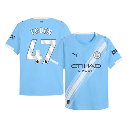 Manchester City Hjemmebanetrøje Spillerversion 2025/26 FODEN #47