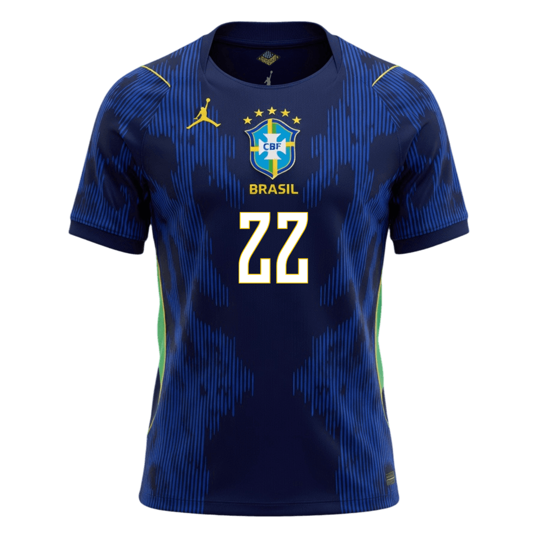 Brazil World Cup Udebanetrøje 2026 JOÃO PEDRO #22