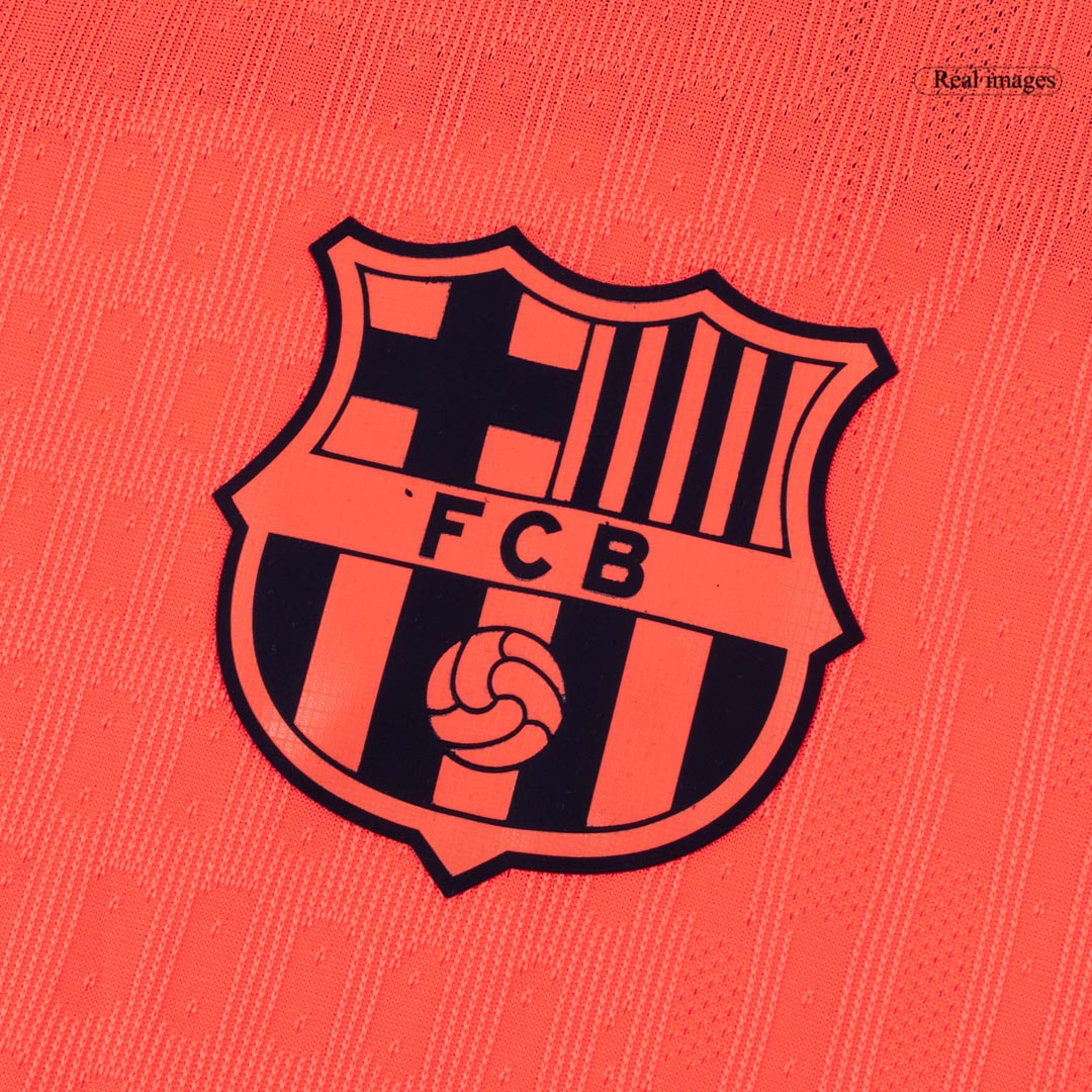 Barcelona Tredjebanetrøje Spillerversion 2025/26 UCL F.DE JONG #21