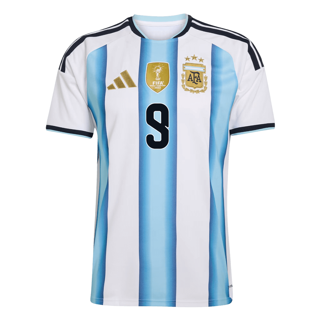Argentina World Cup Hjemmetrøje 2026 J.ÁLVAREZ #9 [PREMIUM]