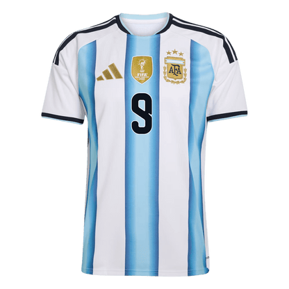 Argentina World Cup Hjemmetrøje 2026 J.ÁLVAREZ #9 [PREMIUM]