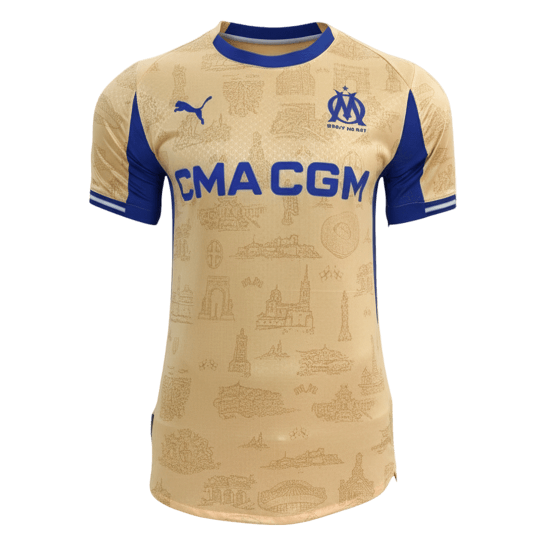 Marseille Fjerdebanetrøje Spillerversion 2025/26