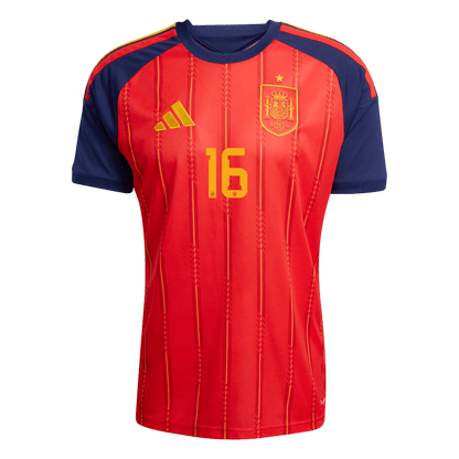 Spain World Cup Hjemmetrøje 2026 RODRIGO #16 [PREMIUM]