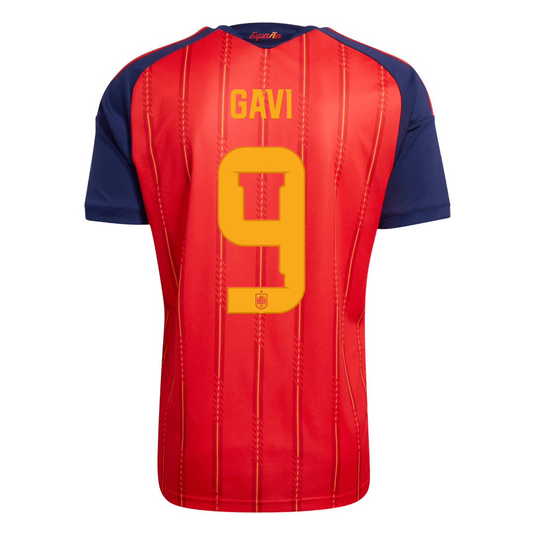 Spain World Cup Hjemmetrøje 2026 GAVI #9 [PREMIUM]