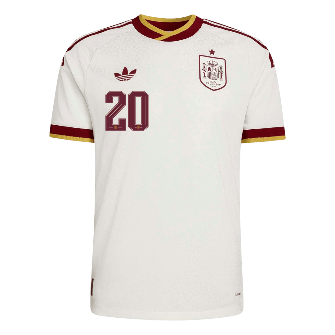 Spain World Cup Udebanebanetrøje Spillerversion 2026 PEDRI #20