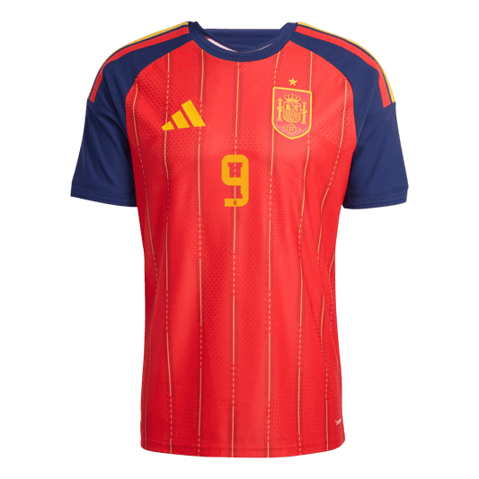 Spain World Cup Hjemmebanetrøje Spillerversion 2026 GAVI	 #9