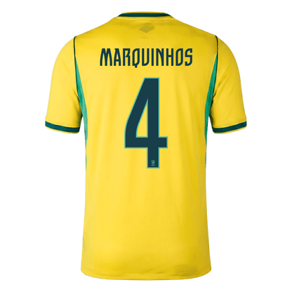 Brazil World Cup Hjemmetrøje 2026 MARQUINHOS #4