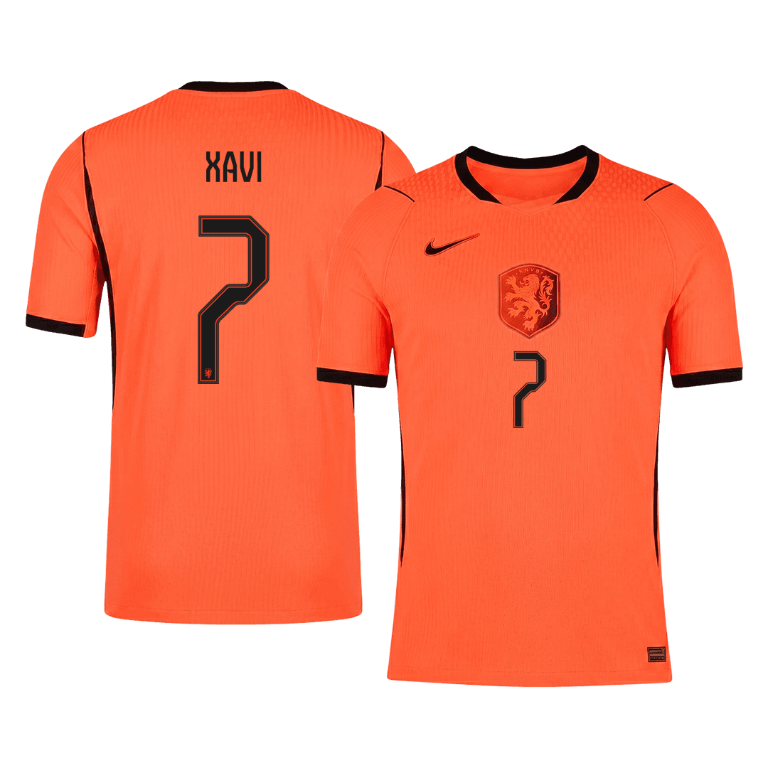 Netherlands World Cup Hjemmebanetrøje Spillerversion 2026 XAVI #7