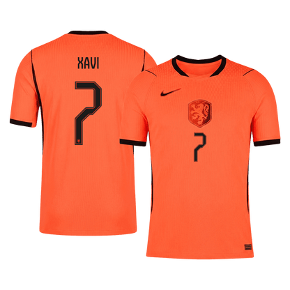 Netherlands World Cup Hjemmebanetrøje Spillerversion 2026 XAVI #7