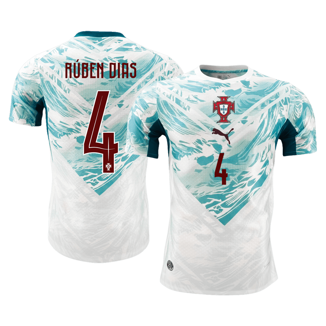Portugal World Cup Udebanebanetrøje Spillerversion 2026 RÚBEN DIAS #4