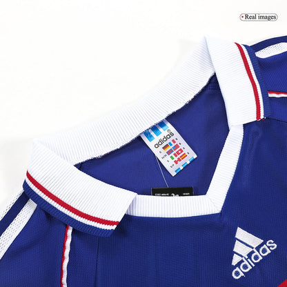 France World Cup Retro Hjemmebanetrøje 1998 ZIDANE #10