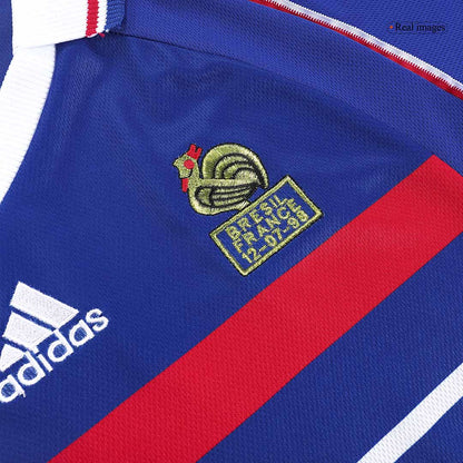 France World Cup Retro Hjemmebanetrøje 1998 ZIDANE #10
