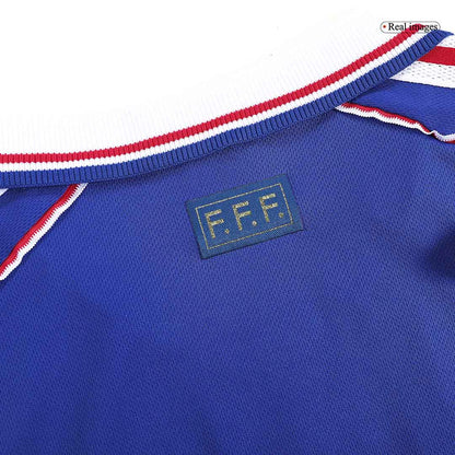 France World Cup Retro Hjemmebanetrøje 1998 ZIDANE #10
