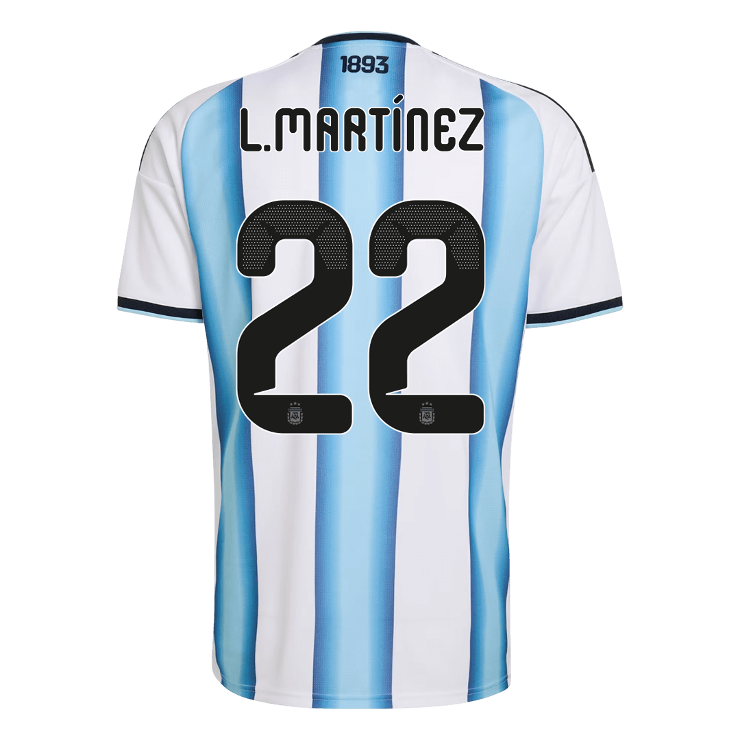 Argentina World Cup Hjemmetrøje 2026 L.MARTÍNEZ #22 [PREMIUM]
