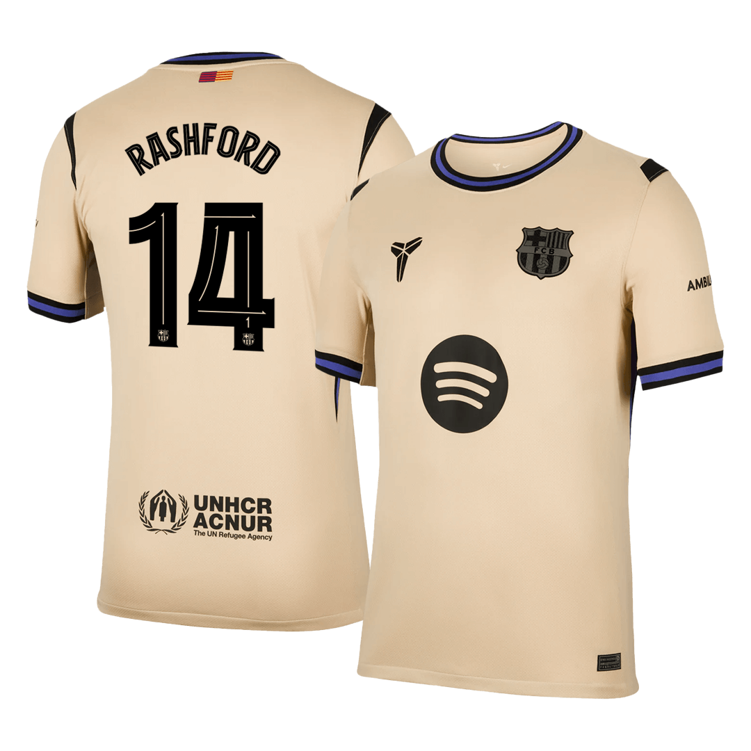 Barcelona Udebanetrøje 2025/26 UCL RASHFORD #14