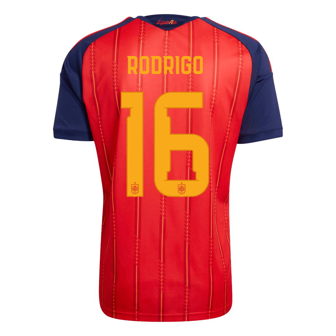 Spain World Cup Hjemmetrøje 2026 RODRIGO #16 [PREMIUM]