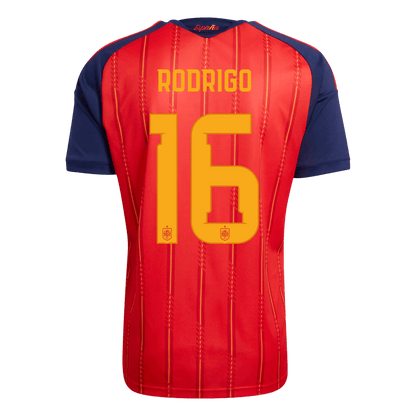 Spain World Cup Hjemmetrøje 2026 RODRIGO #16 [PREMIUM]
