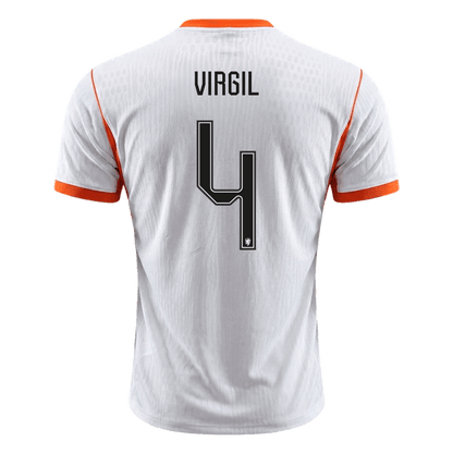 Netherlands World Cup Udebanebanetrøje Spillerversion 2026 VIRGIL #4