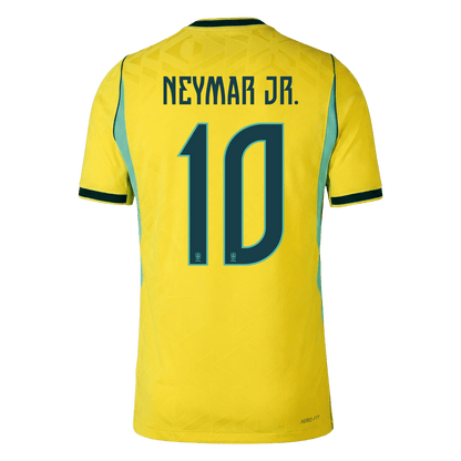 Brazil World Cup Hjemmebanetrøje Spillerversion 2026 NEYMAR JR. #10