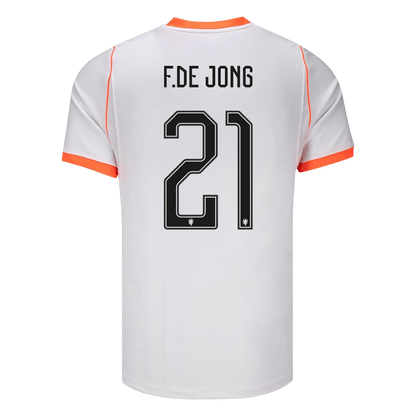 Netherlands World Cup Udebanetrøje 2026 F.DE JONG #21