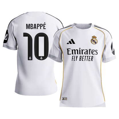 Real Madrid Hjemmebanetrøje Spillerversion 2025/26 MBAPPÉ #10 [PREMIUM]
